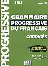 Progressive Grammaire Progressive Du Français B1 B2 Avance
