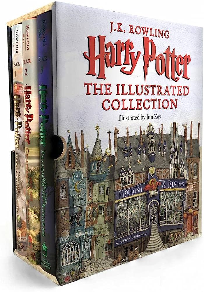 Harry Potter Series İllustrated delux edition  by Jim Kay 1 2 3 4 5