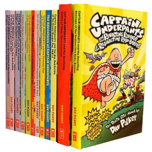 Captain Underpants 13 books Boxed